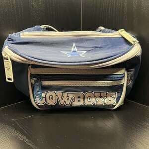 Vintage Dallas Cowboys NFL A.D.S. Sports Fanny Pack Waist Bag Blue Gray